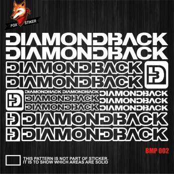 Bicycle Frame Decal Stickers  DIAMONDBACK-02